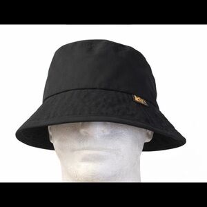 REI Co-op Black Bucket Hat Nylon Outdoor Hiking Sun Hat Unisex Lightweight